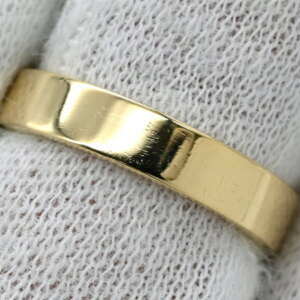 Tiffany Co ring flat band yellow gold TCo - Picture 3 of 8